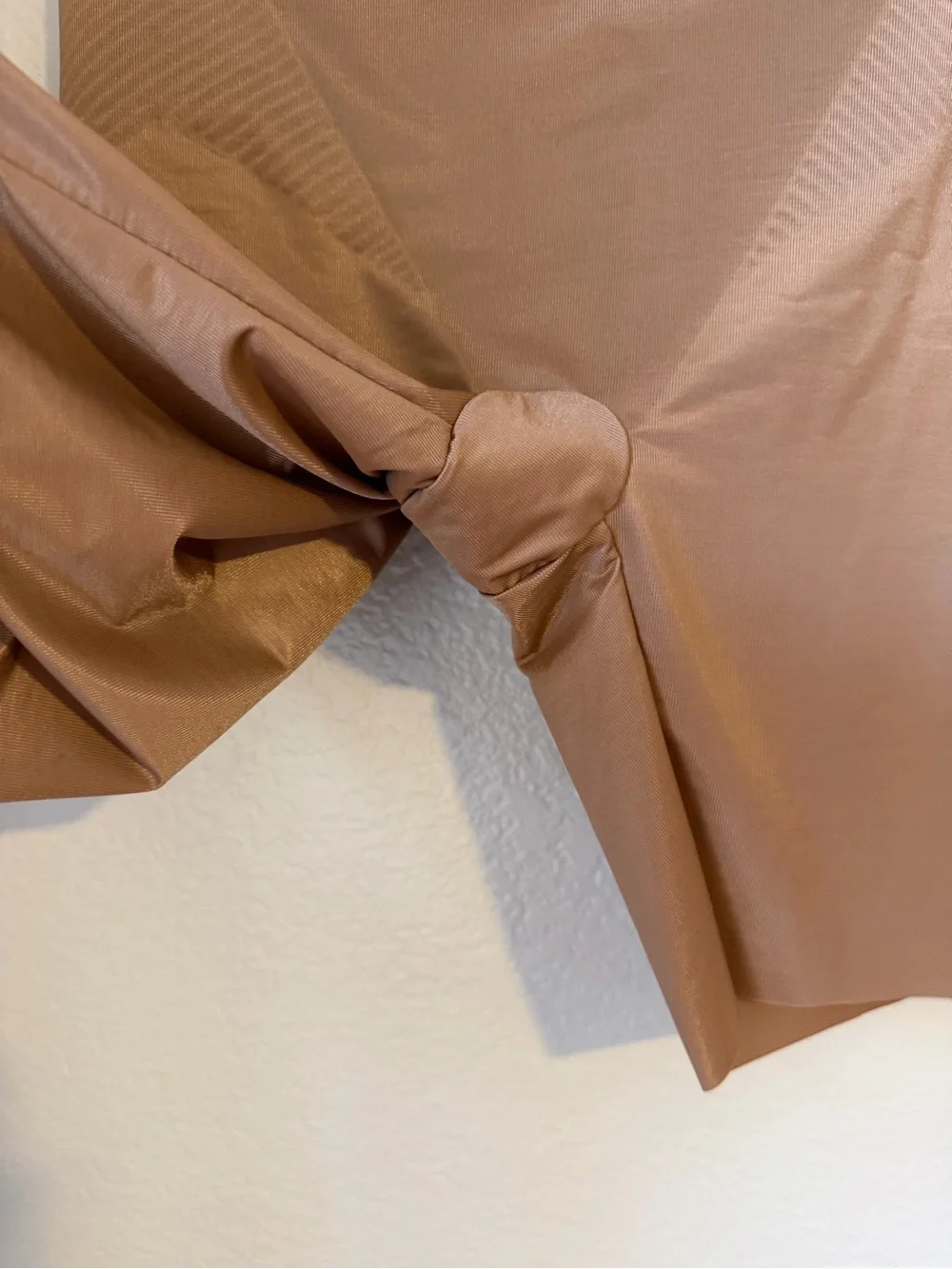 Spanx Thinstincts 2.0 High Waisted Mid-Thigh Girl Shorts Shapewear Tan Large
